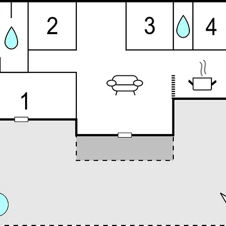 Four-bedroom In * Блаванн